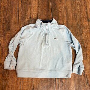 Vineyard Vines light blue toddler half zip pullover
